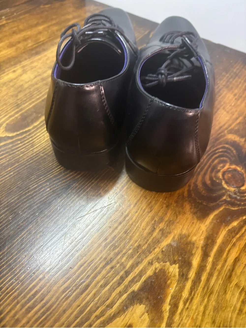 Perry Ellis Black Dress Shoes Size 8